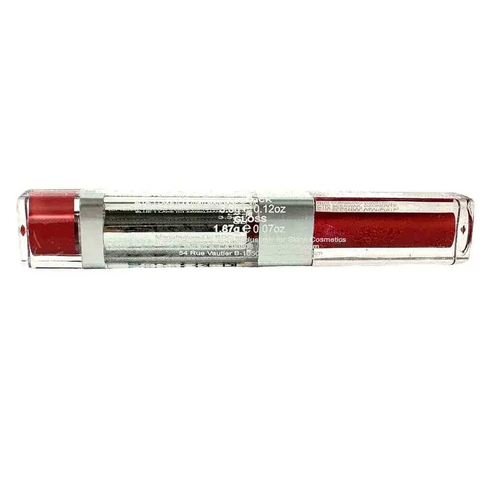 Skinn by Dimitri James Twin Collagen Boost Lipstick/Wet Lip Gloss Guava Daiquiri